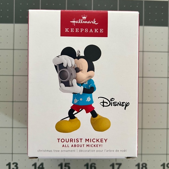 Disney Other - "Tourist Mickey" Mickey Mouse Disney Ornament from Hallmark Keepsake Collection